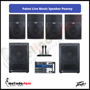 Paket Live Music Speaker Aktif Peavey PVX 15
